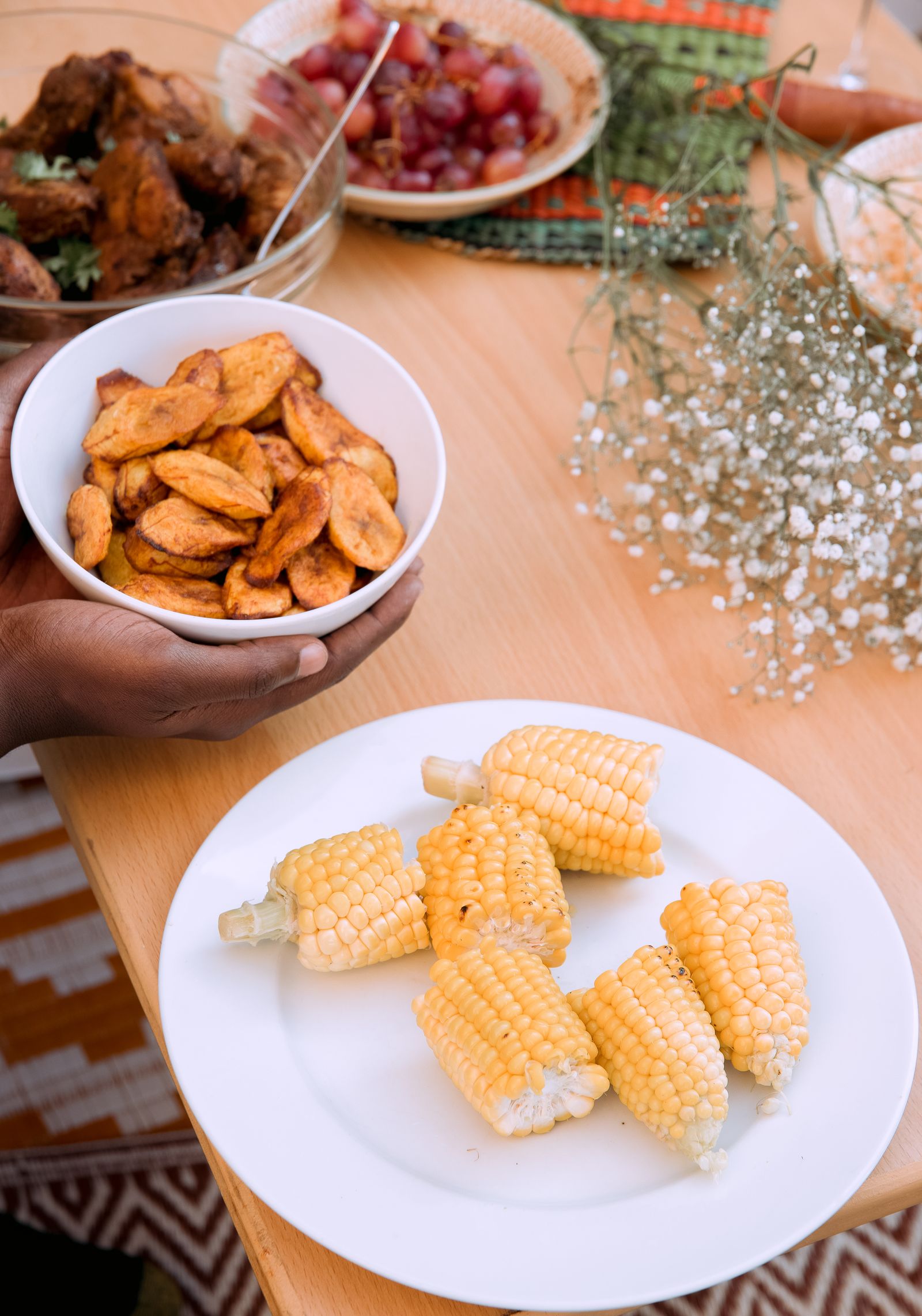Golden spiced plantain